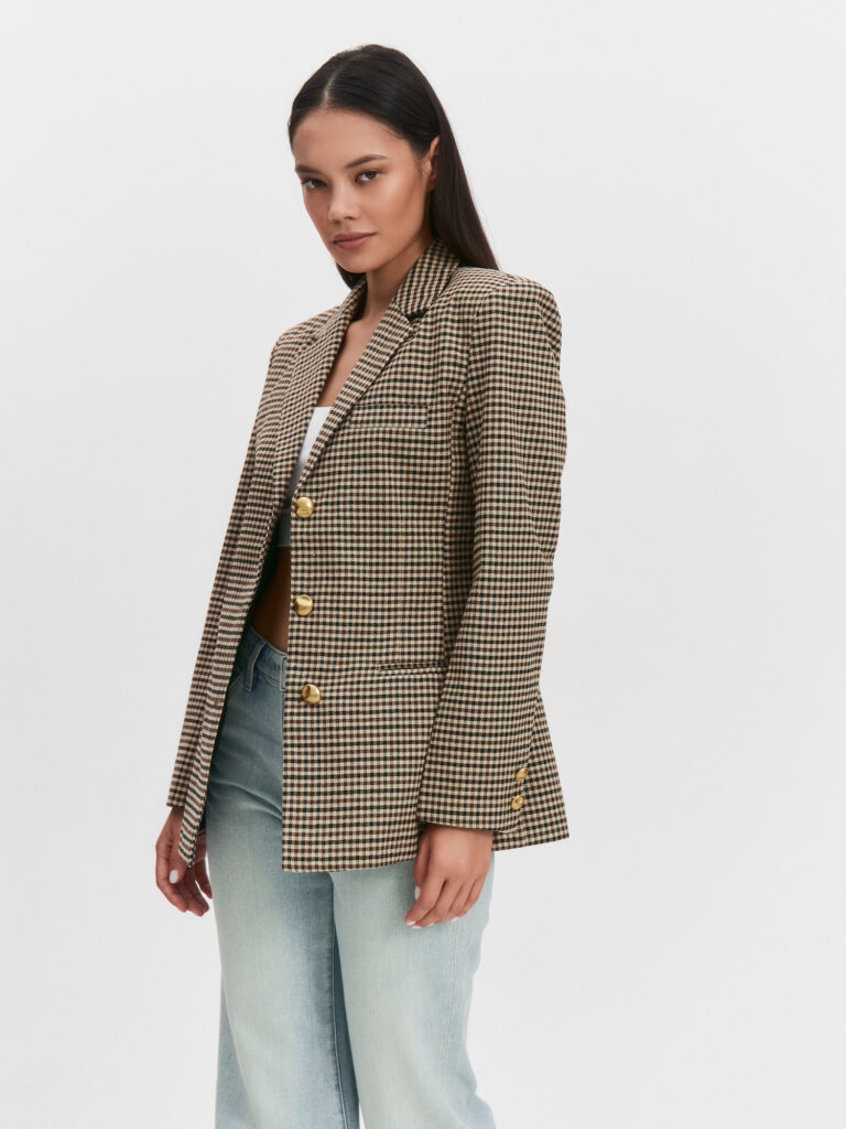 Жакет в клетку
