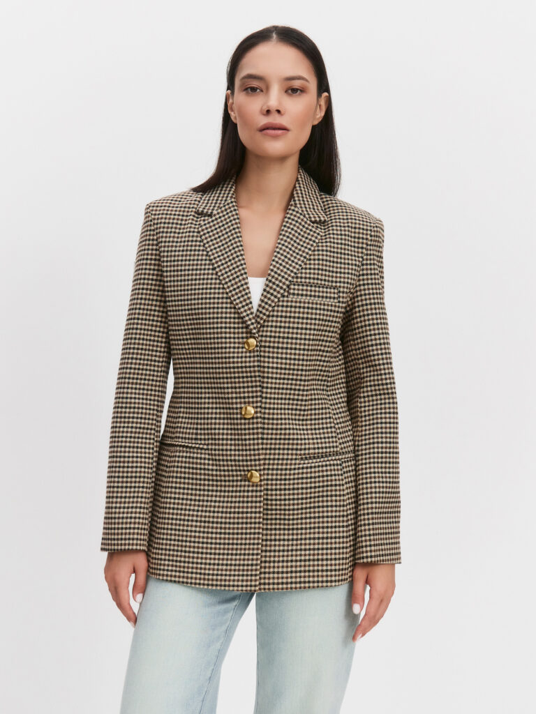 Жакет в клетку